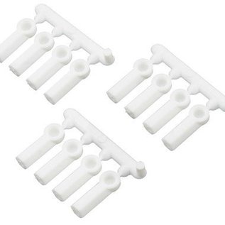 RPM R/C Products RPM73381  Heavy Duty 4-40 White Rod Ends (12)