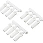 RPM R/C Products RPM73381  Heavy Duty 4-40 White Rod Ends (12)