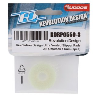Revolution Design RDRP0550-3  B74 Octalock 11mm Ultra Vented Slipper Pads (3)