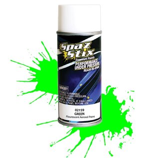 Spaz Stix SZX02159  Green Fluorescent Aerosol Paint (3.5oz)