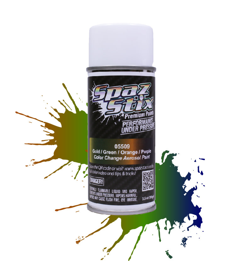 SZX05709 Multi Color Change Aerosol Paint Green/Purple/Teal (3.5oz