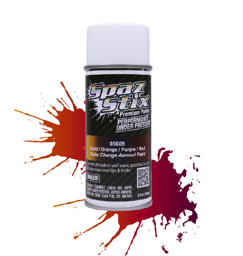 SZX05209 Multi Color Change Aerosol Paint (Orange/Purple/Teal)(3.5