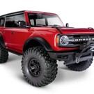 Traxxas TRA92076-4  Red Traxxas TRX-4 1/10 Crawler w/2021 Ford Bronco Body (Red) w/TQi 2.4GHz Radio