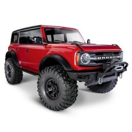 Traxxas TRA92076-4  Red Traxxas TRX-4 1/10 Crawler w/2021 Ford Bronco Body (Red) w/TQi 2.4GHz Radio