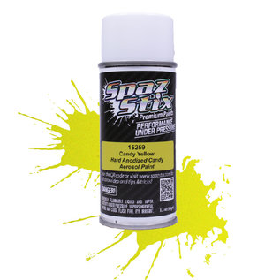 Spaz Stix SZX15259  Candy Yellow Aerosol Paint (3.5oz)