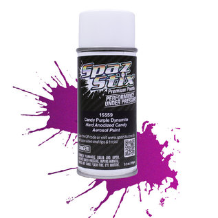 Spaz Stix SZX15559  Candy Purple Dynamite Aerosol Paint (3.5oz)