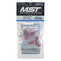 MST MXS-820117R  MST Aluminum Front Lower Arm Set (Red)