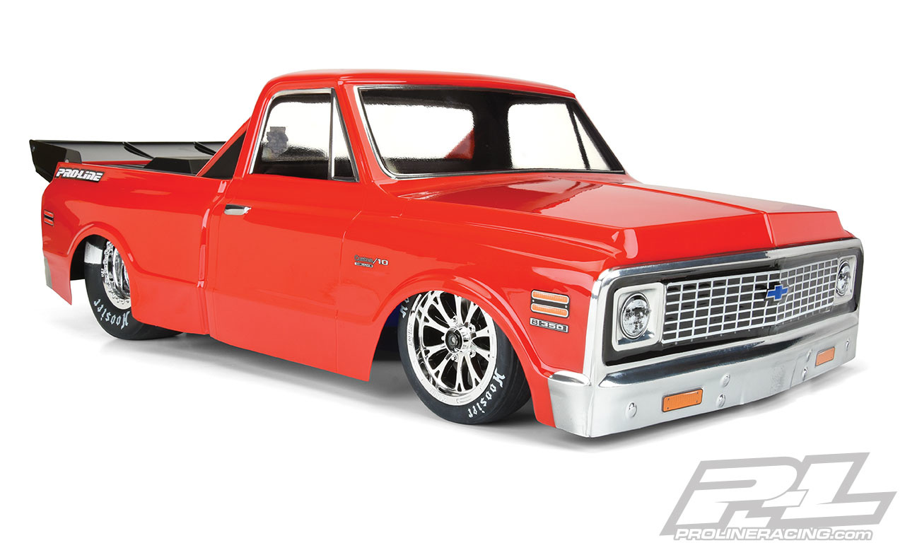 PRO3557-00 1972 Chevy C-10 Clear Drag Body: Slash 2wd DR10