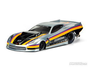 PRM1571-40 Chevrolet Corvette C7 1/10 Pro-Mod SC Drag Car Body