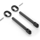 Xray XRA301336  Xray X4 T4 Rear Body Mount Set 0.00mm offset 6mm Adjustable (2)