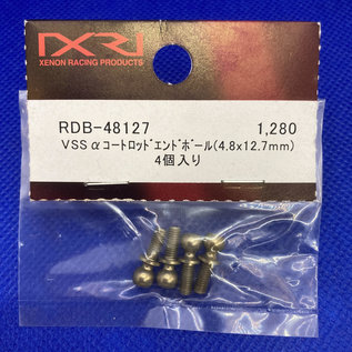 Xenon RDB-48127  Xenon Hex Screw Topped Ball Studs 4.8mm (4pcs)