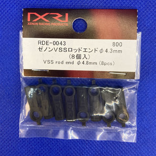 Xenon RDE-0043  Xenon VSS Rod End 4.3mm (8pcs)