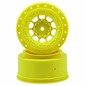 J Concepts JCO3344Y  Yellow Hazard SC6.1 or SC5M Front & Rear Wheel 3mm (2)