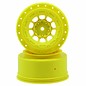 J Concepts JCO3344Y  Yellow Hazard SC7 & SC6.4 Front & Rear Wheel 3mm (2)