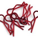 Bittydesign BDYBC-88R  Red Bittydesign 1/8th Body Clips (8) left and right side specific clips