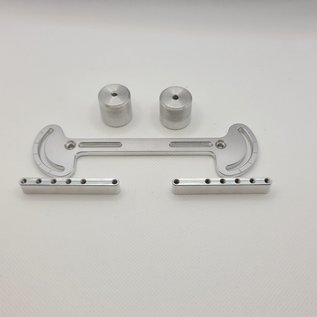 MRC Hobbies Products MRCN0002-KIT  Drag Front Weight - Aluminum Ballast Rack - Slotted w/ arms (2) aluminum weights (2)