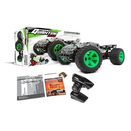 Maverick RC MVK150208  Silver Green Quantium XT Flux 80A Brushless Stadium Truck RTR