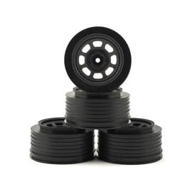 DE Racing DERDS4RB  DE Racing Speedway Short Course Wheels (Black) (4) (21.5mm Backspace) (Slash Rear) w/12mm Hex