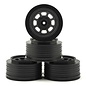 DE Racing DERDS4RB  DE Racing Speedway Short Course Wheels (Black) (4) (21.5mm Backspace) (Slash Rear) w/12mm Hex