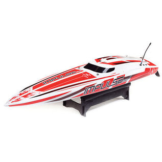 Proboat PRB08037T2  Impulse 32 Boat" Brushless Deep-V RTR with Smart, White/Red