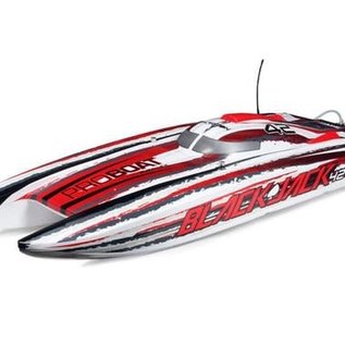 Proboat PRB08043T2  White/Red Blackjack 42" 8S Brushless RTR Electric Catamaran Boat