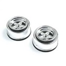 TLR / Team Losi LOS43046  Losi Rear Wheel, Chrome (2): 22S Drag