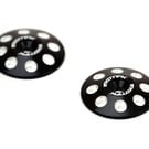 Exotek Racing EXO1665BLK  Black 22mm 1/8 XL Aluminum Wing Buttons (2) (Black)