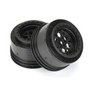 Proline Racing PRO2794-03  Black Showtime+ Wide Rear Drag Racing Spec Wheels (2)