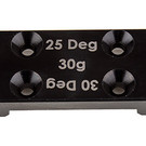 Team Associated ASC91898  Factory Team Bulkhead, 25 deg, 30 deg, steel