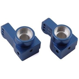 STRC SPTSTC91418-T1B  Blue ST Racing CNC Machined Aluminum Rear Hub Carriers 1 deg. Toe-in (1 pair) for Associated DR10