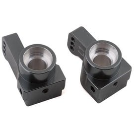 STRC SPTSTC91418-T1GM  Gun Metal ST Racing CNC Machined Aluminum Rear Hub Carriers 1 deg. Toe-in (1 pair) for Associated DR10