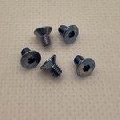 MRC Hobbies Products MRCHW-FHCSM3x5BLUE  M3 x 5mm Blue Steel Flat Head Countersunk (5)