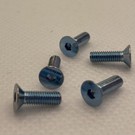 MRC Hobbies Products MRCHW-FHCSM3x10BLUE  M3 x 10mm Blue Steel Flat Head Countersunk (5)