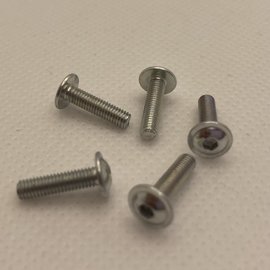 MRC Hobbies Products MRCHW-BHFM3x12  M3 x 12mm Steel Flanged Button Head (5)