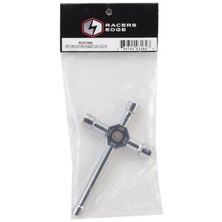 Racers Edge RCE7068 Metric Combo Socket Wrench w/Magnetic Glow Plug Socket