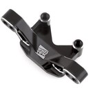 Exotek Racing EXO2026  Silver / Black Aluminum Front Camber Block: 22S Drag