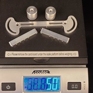 MRC Hobbies Products MRCN0002-KIT  Drag Front Weight - Aluminum Ballast Rack - Slotted w/ arms (2) aluminum weights (2)