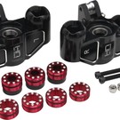 HOT RACING HRAAFE21M01  Triple Bearing Support Steering Blocks: Kraton 8S