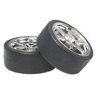 Tamiya TAM53960  26mm Type D Drift Tires & Wheels (2)