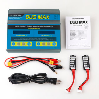 Lectron Pro ACDC-D200  DUO MAX - 200W 10A Two-Port Multi-Chemistry Balancing Charger
