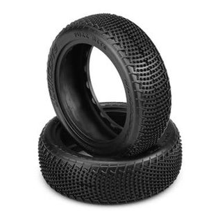 J Concepts JCO3108-010  Pink Fuzz Bite LP Carpet 2.2" 1/10 4WD Buggy Front Tires (2)