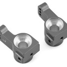 STRC SPTSTC91418-T0GM  Gun Metal ST Racing CNC Machined Aluminum Rear Hub Carriers 0 deg. Toe-in (1 pair) for Associated DR10