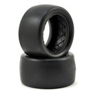 Custom Works R/C CSW6210  Slick Dirt Oval Rear Tires (2) Standard Compound