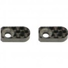 Serpent SER401717  Roll Damper Support - 7mm Carbon Project 4X (2)