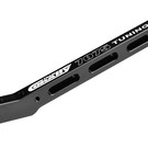 Team Corally COR00180-396-2  Aluminum Chassis Brace V2 - Rear - Swiss Made 7075 T6 - Hard Anodized - Black (1) Dementor Python