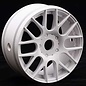 SWEEP SWP40145E415  1:8th GT Belted Slick EXP 45deg Soft On White EVO16 Spoke Rim (2) 40145E415