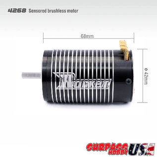 Surpass Hobby USA 4274-1550 Rocket 1/8 1550Kv 7S Off-Road Sensored Brushless Motor