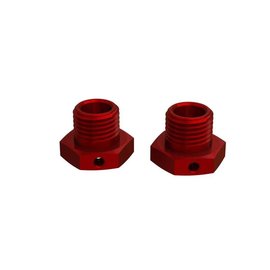 Arrma ARA311035  Red Aluminum 17mm Wheel Hex (2) Arrma 6S