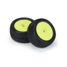 Proline Racing PRO8297-12  1/18 Prism Rear Carpet Mini-B Tires Mounted 8mm Yellow Wheels (2)