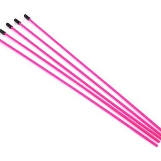 Protek RC PTK-8351  ProTek RC Antenna Tube w/Caps (Flo Pink) (5)